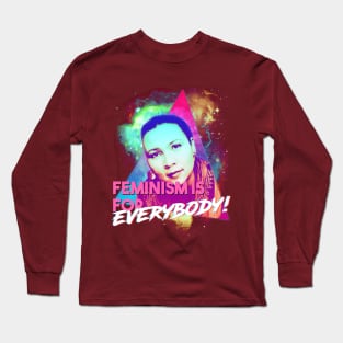 CROW - Feminism is for Everybody! Vaporwave Long Sleeve T-Shirt